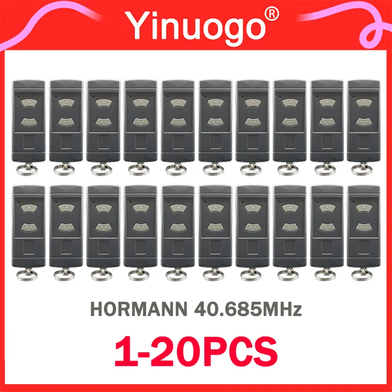 

1-20 шт. HORMANN 40,685 МГц пульт дистанционного управления для гаражных ворот для HORMANN HSE2-40 HS2-40 HS4-40 HSM2-40 HSM4-40 HSE4-40 серая кнопка
