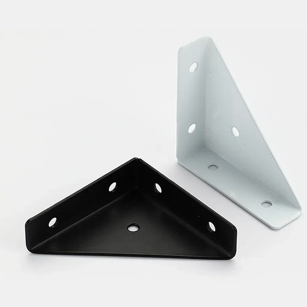 4pcs Angle Corner Brackets Fasteners Heavy Protector Right Triangular Angle Corner Stand Supporting Cabinet Furniture Hardware N