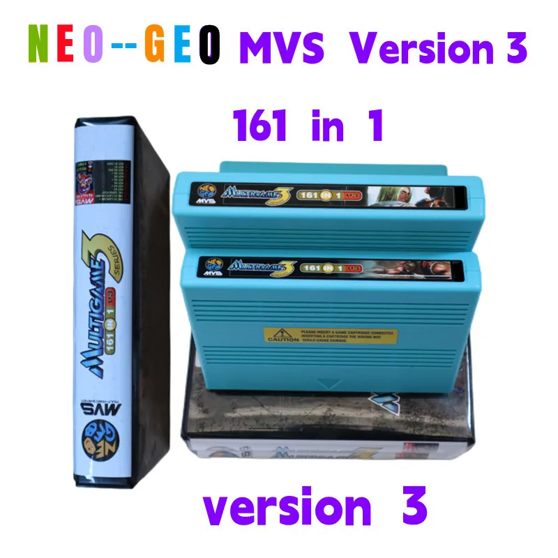 Upgraded version NEOGEO MVS Version 3/series 3 161 in 1 Jamma Cabinet Game Cartridge for SNK MV1B MV1FZ MV1A Arcade Machine