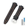 Black orange-silver