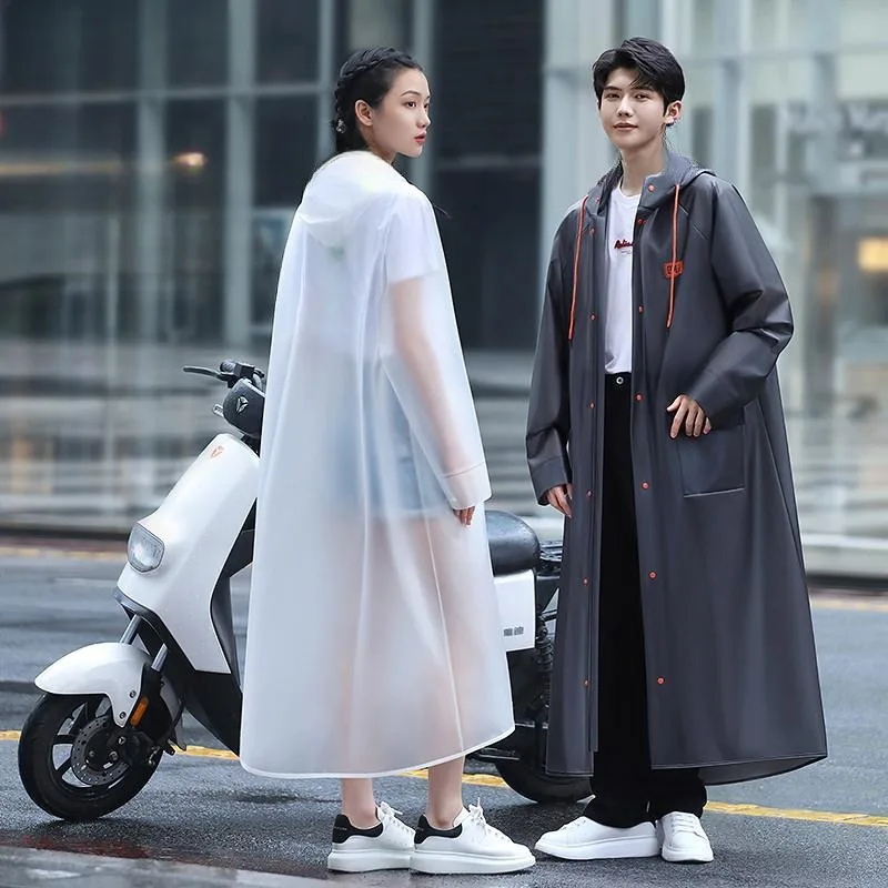 Motorcycle Raincoat Rain Poncho Motorcycle raincoat men's long rainstorm-proof thick set integrated electric motorcycle poncho