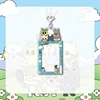 Kpop BOYNEXTDOOR Cartoon Card Insertion Frame Keychain SUNGHO RIWOO JAEHYUN TAESAN LEEHAN Card Storage Pendant Accessories Gift 4