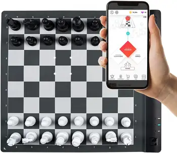 Off Pro Electronic Chess Board for Adults & Kids | AI-Powered & Digital | Play Against AI or Friends | Portable & Rollable Compu
