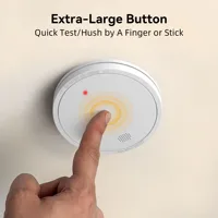 CHZHVAN สัญญาณเตือนควันแบบอิสระ ได้รับมาตรฐาน EN 14604 พร้อมแบตเตอรี่ 10 ปี ระบบป้องกันความปลอดภัยภายในบ้าน เครื่องตรวจจับไฟไหม้ 3