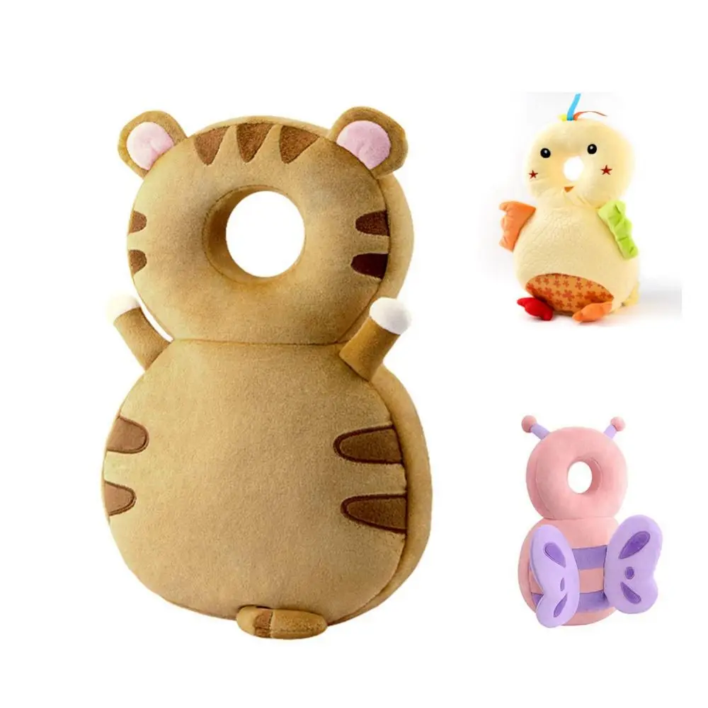 

Cute Baby Walker Head Protector Cartoon Soft Backpack Wear Safety Pad Elastic Cotton Baby Head Protection Cushion Crawling
