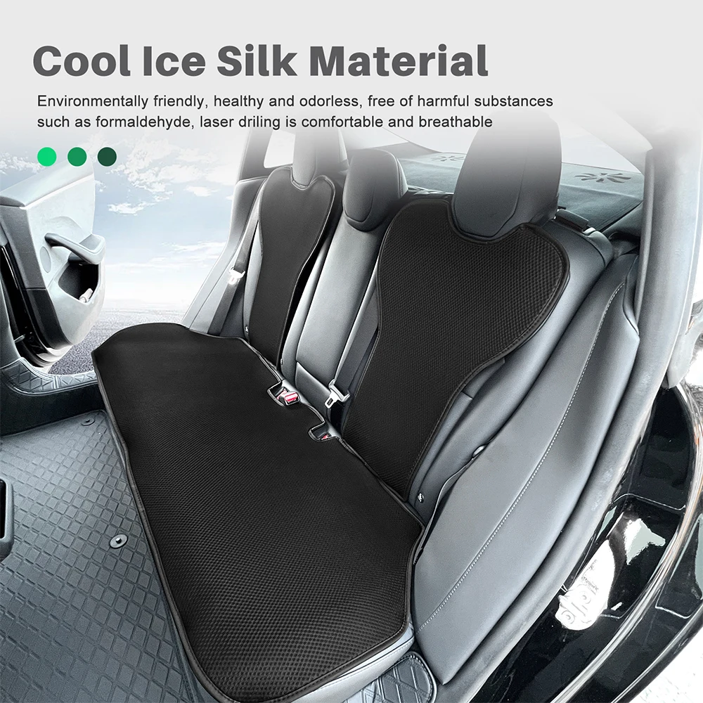 Car Seat Cushion For Tesla Model 3 Highland 2024 Mats Breathable All Season  Ice Silk Back Seat Pad Protector Cover Accessories - AliExpress