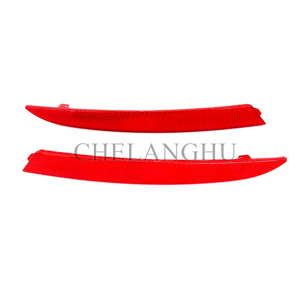 For Seat Ibiza 4 Door 2009 2010 2011 2012 Car-styling Red Rear Bumper Reflector Tail Light Bars Brake Parking Warning