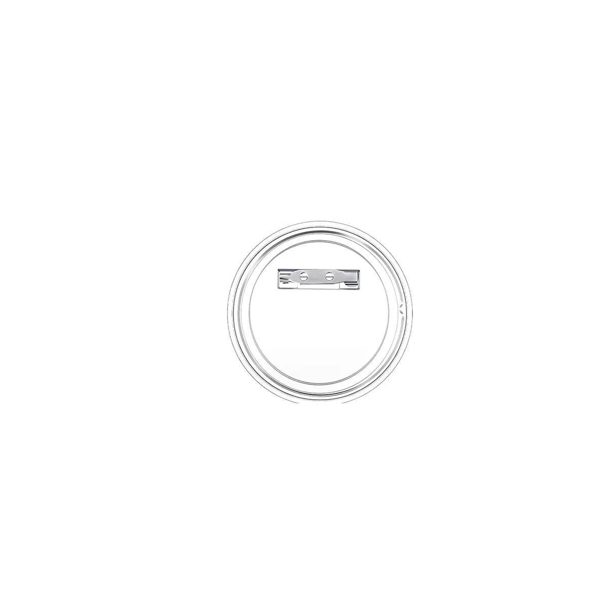 Clear Acrylic Badge Blanks - DIY Custom Photo Button Pins