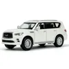 1:64 Scale Diecast Infiniti QX80 2020 Simulation Static Car Model 1/64 Miniature Car Model Fans Collection Display Decoration 1