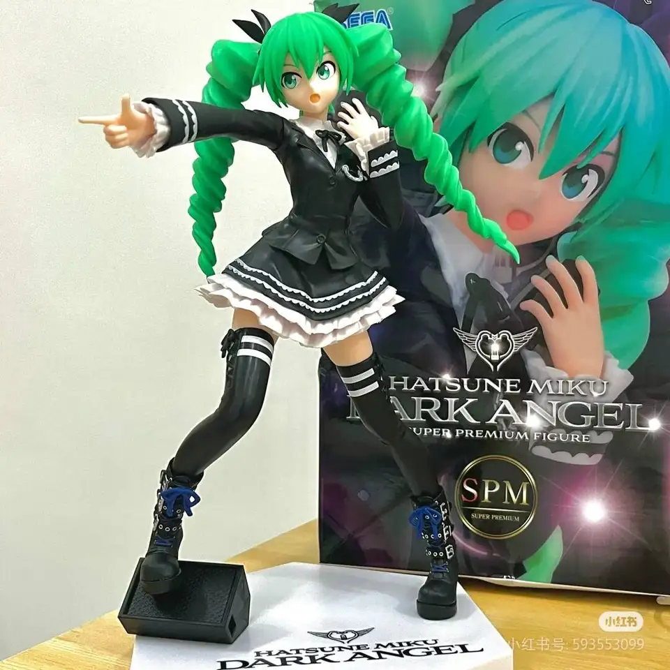 Original Hatsune Miku Dark Angel Super Premium Figure Project Diva