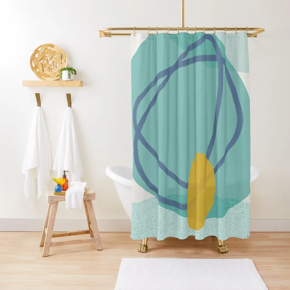 

Modern Minimalist Abstract Shower Curtain Shower Bath Bathroom And Shower Curtain