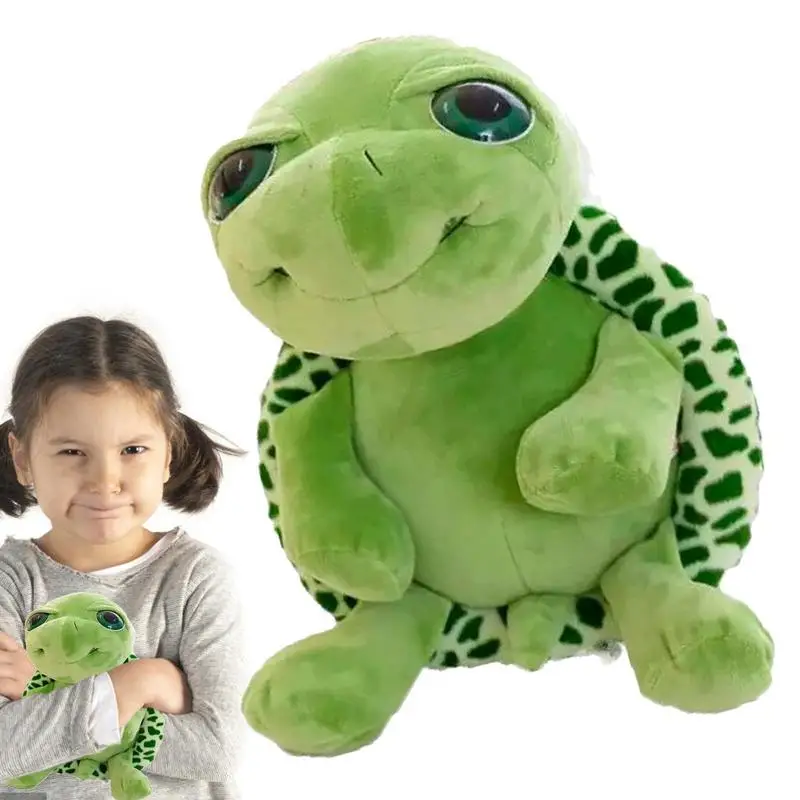 Turtle Plush Pillow Turtle Doll Plush Baby Turtles With Big Eye Collection Stuffed Animals Birthday Valentine's Day Gift For Men