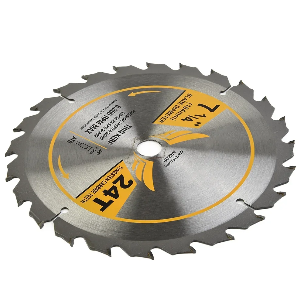 7 Inch Alloy Woodworking Saw Blade Circular Cutting Disc Rotating Drilling Tool For Wood Plastic Aluminum And Steel