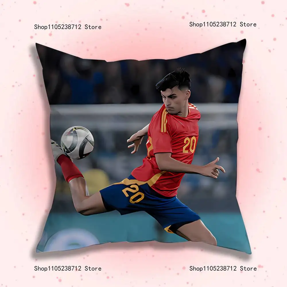 Football Cool P-PedriS-S Kissenbezug, niedlicher Cartoon-Anime-Peripheriegeräte, Schlafzimmer, Sofa, dekorativer Kissenbezug, weicher Kissenbezug – Detail 10