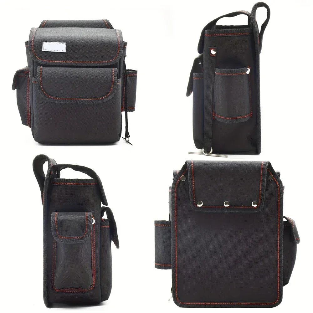 Multi-Pockets Tool Bag 1680D Oxford Cloth Hammer Pliers Holder Hand Tools Organizer for Electrician Tools Belt Work Pouch 4