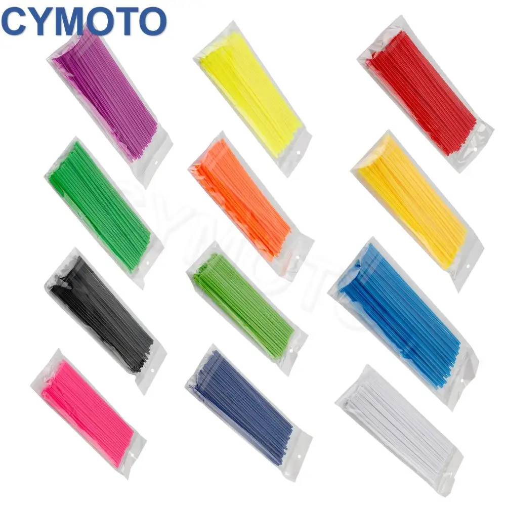 Vibrant Spoke Skins: Multicolor Decorative Covers & Protectors