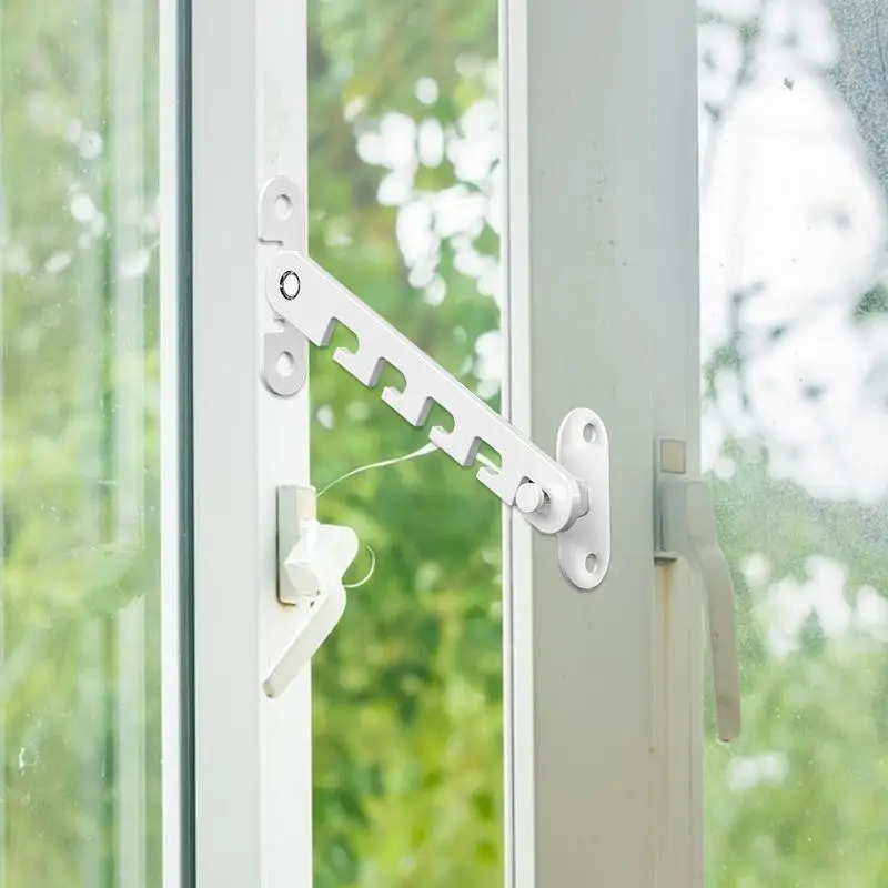 Child Safety Protection Position Stopper Window Limiter Casement Wind Brace Home Security Door Windows Sash Lock