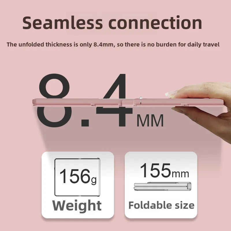 Beauty mirror wireless bluetooth folding keyboard suitable for ipad phablet mobile phone notebook universal portable small