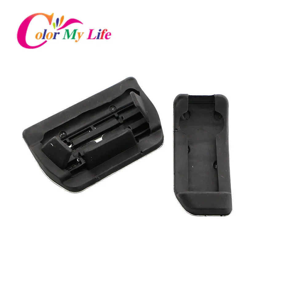 Color My Life Car Stainless Steel AT MT Gas Pedal Brake Pedals for Volvo XC60 XC70 V60 V70 S40 S60 S80L C30 Accessories Parts