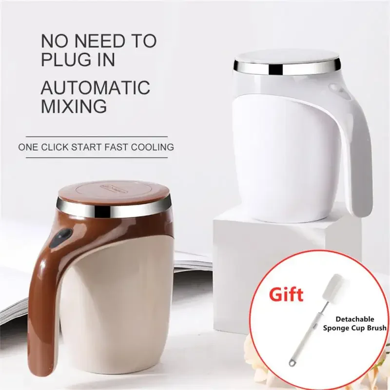 

380ml Automatic Stirring Magnetic Mug Rechargeable Model Stirring Coffee Cup Electric Stirring Cup Lazy Milkshake Rotating Cup