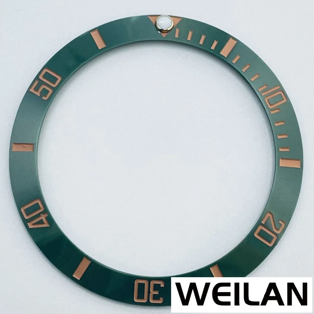 Ceramic & Aluminum GMT Diver-Style Bezel Insert for 40mm Cases - Premium Diving Accessory
