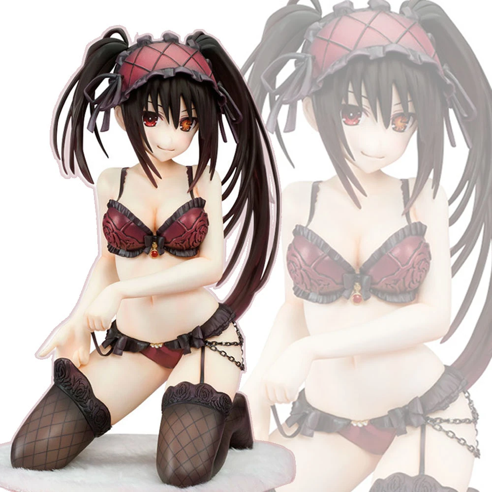 de chica de Anime Sexy, cita en vivo, ropa interior Tokisaki Kurumi Ver. Figuritas de chica de colección, decoración del hogar, figuritas coleccionables, 1/7| | - AliExpress