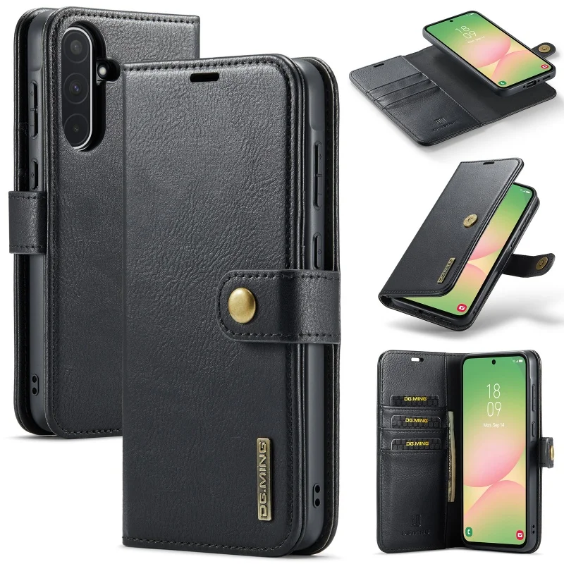 Magnetic Leather Wallet Phone Case with Card Holder