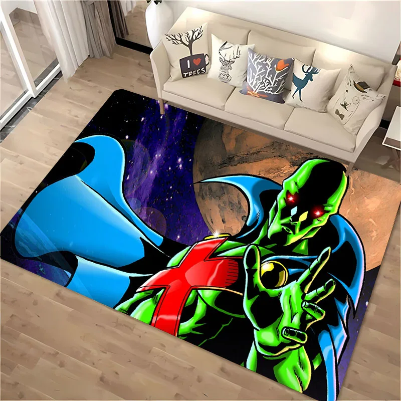 DC Martian Manhunter Carpet,Living Room and Bedroom Household Items, Children's Room Sofa Mat, Doormat Floor Anti-slip Rug,Gifts