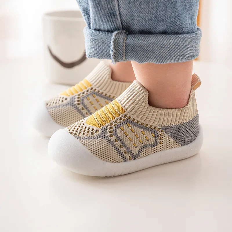 Summer Breathable Mesh Baby Shoes Newborn Toddler Shoes Baby Girl Baby Socks Shoes Soft Bottom Non-slip Baby Boy Shoes 0-5 Years