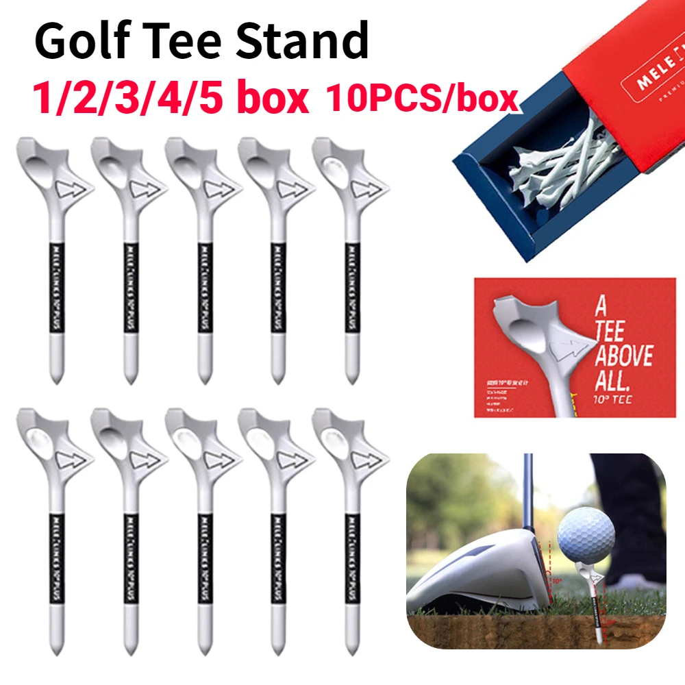 50PC Golf Tees 10°Diagonal Insert Rhombic Golf Ball Holder Increases