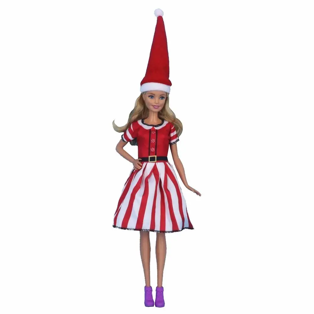 11.8inch 11.8inch Doll Clothes 30cm Christmas Elfs Series Doll Christmas Dress Cute Beautiful Christmas Doll Clothes