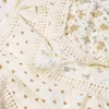 Cute Printed Baby Blanket Soft 2 Layer Cotton Receive Blankets for Newborn Bath Towel Summer Bedding Baby Items Mother Kids 3