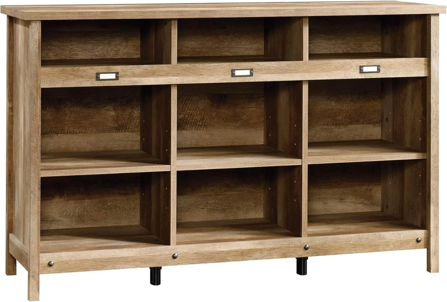 

Sauder Adept Storage Credenza/Pantry Cabinet, L: 58.19" x W: 17.17" x H: 36.26", Craftsman Oak finish