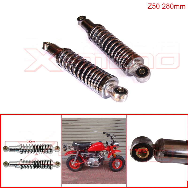 Motorcycle Rear Part Motorcycle 280mm Rear Shock Absorber For Honda Z50 Z50A Z50J Z50R Mini ...
