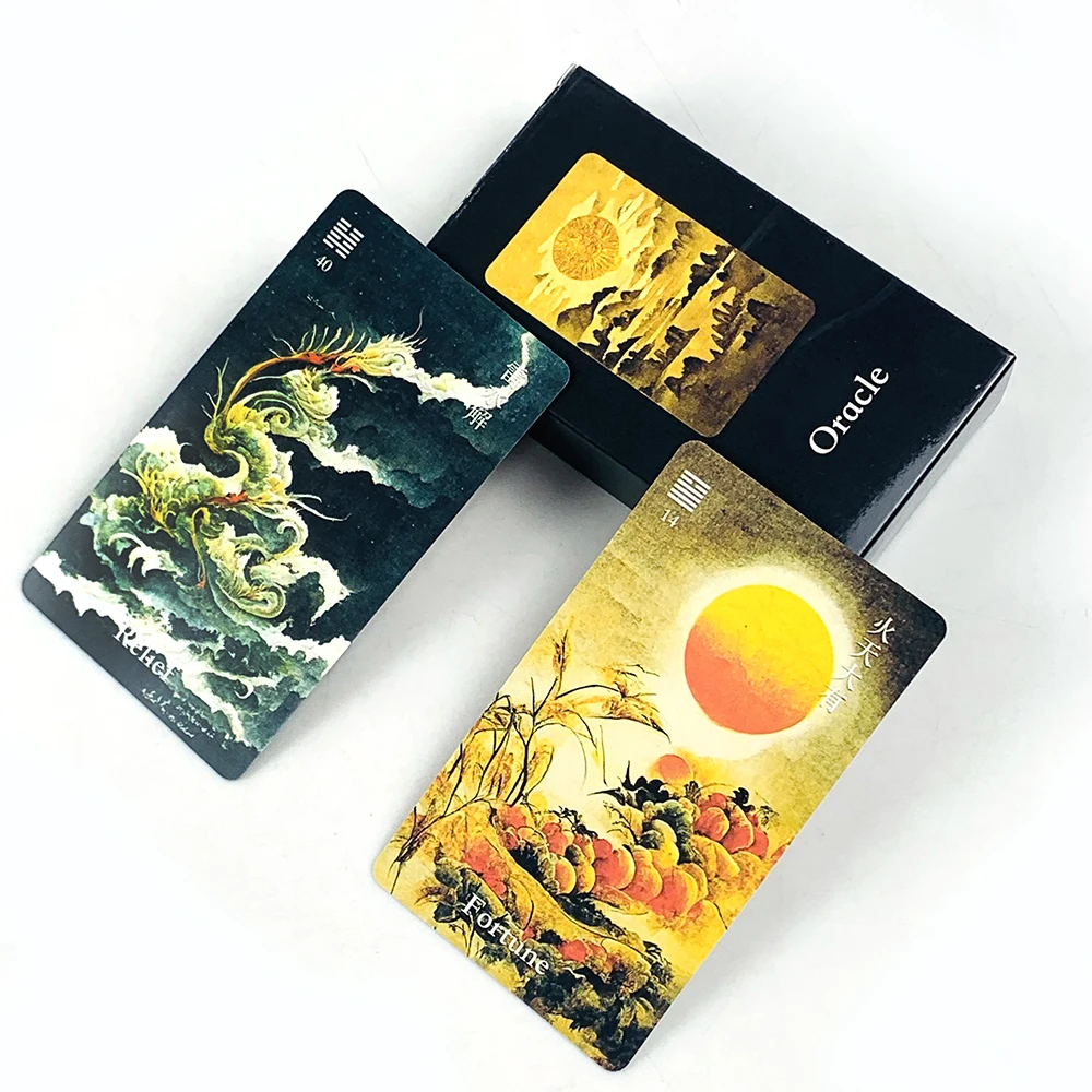 새로운 게임 카드 중국의 풍경미를 담은 64장의 카드, 중국을 보여주고, 중국을 이해하고, 명상과 영적 실천을 통해 중국을 이해하는 것