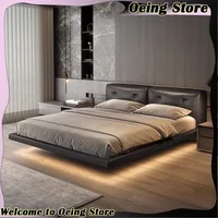 Lit rembourré pour enfants, minimaliste, Unique, têtes de lit, moderne, Double, ensemble de chambre à coucher 1
