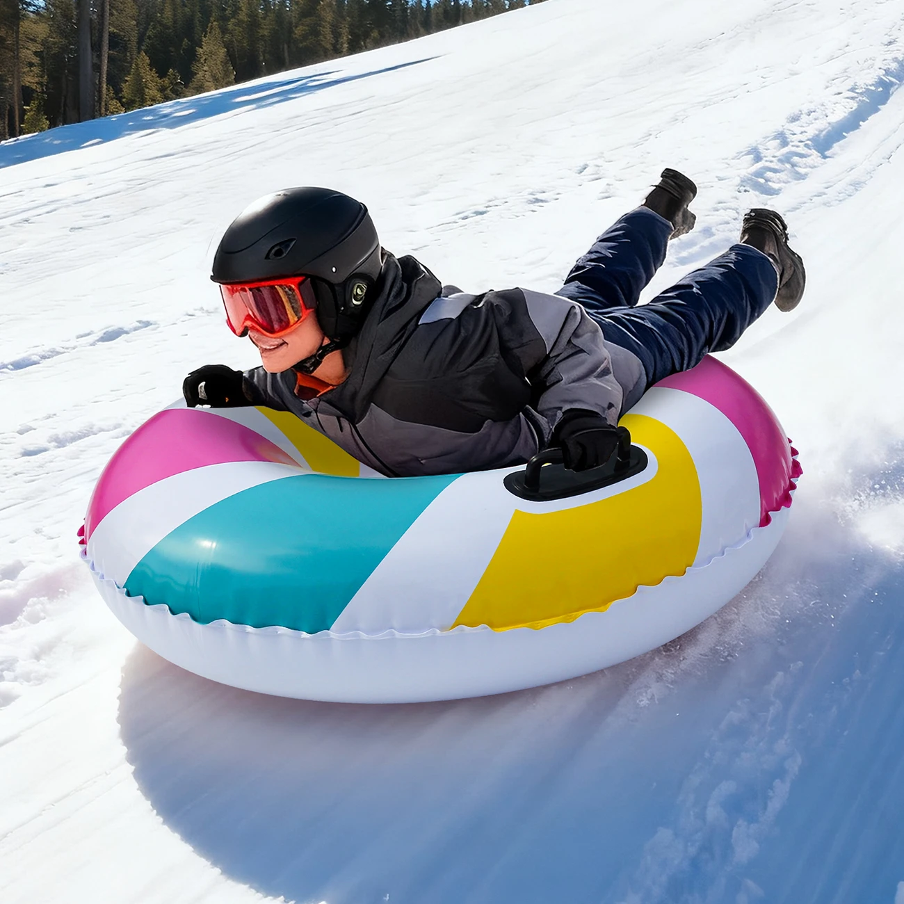 Inflatable Heavy duty snow tube 2