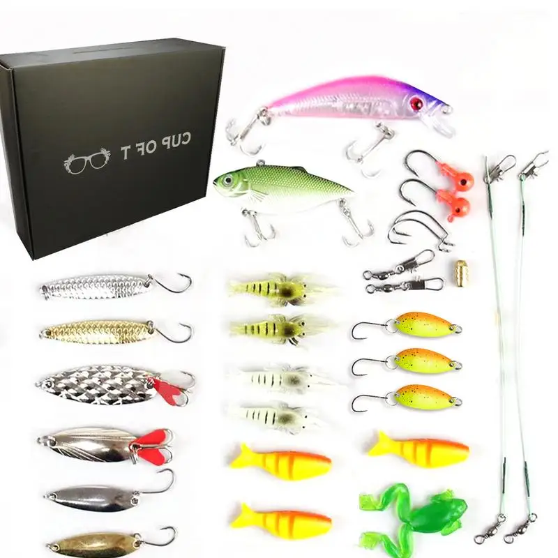 Calendario Dell'Avvento 2023 Esche Da Pesca Calendario Dell'Avvento Regalo Conto Alla Rovescia Calendario Attrezzatura Da Pesca Esca Per Decorazioni N