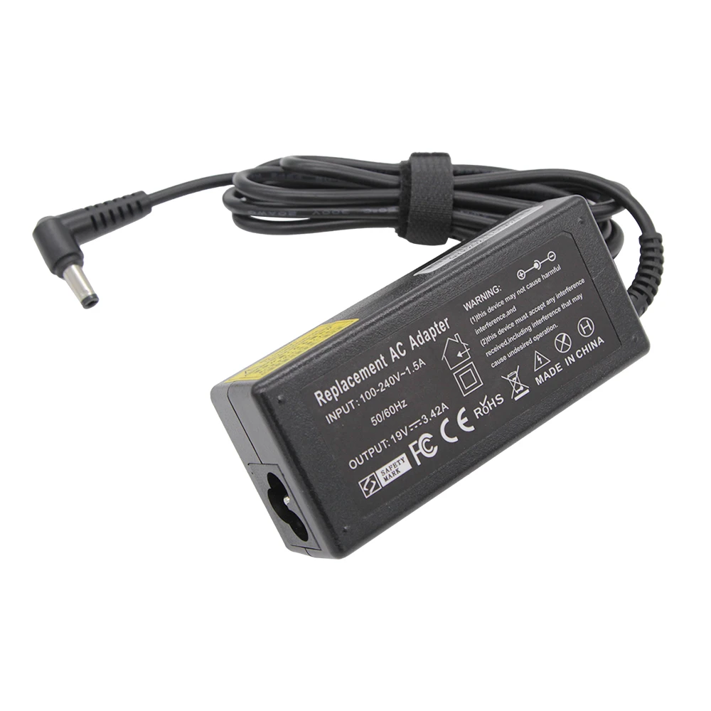 Carregador Portátil 19v 3.42a 65w 5.5x2.5 mm para Asus Lenovo F552c K43e K50ij K52f K53e K56c - Imagem 2
