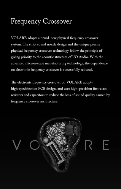 IOAUDIO VOLARE 1DD+4BA+4EST インイヤーモニターイヤホン