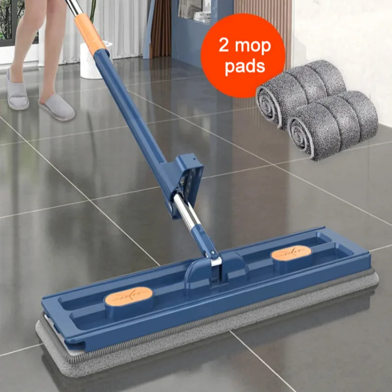Serpillière de nettoyage triangulaire rotative à 180 degrés réglable