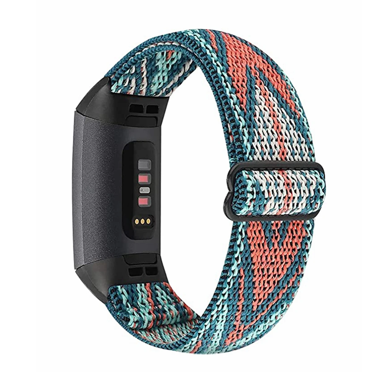 Nylon Elastic Loop Strap with Metal Connectors