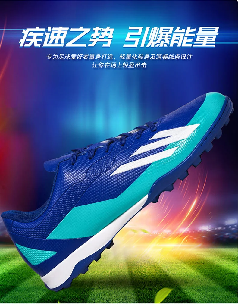 Description Picture 4 of itemNew Mid-top Soccer Shoes Men Non-Slip FG/TF Football Boots Cleats Hot-selling High-quality Match Sneakers Futsal Indoor