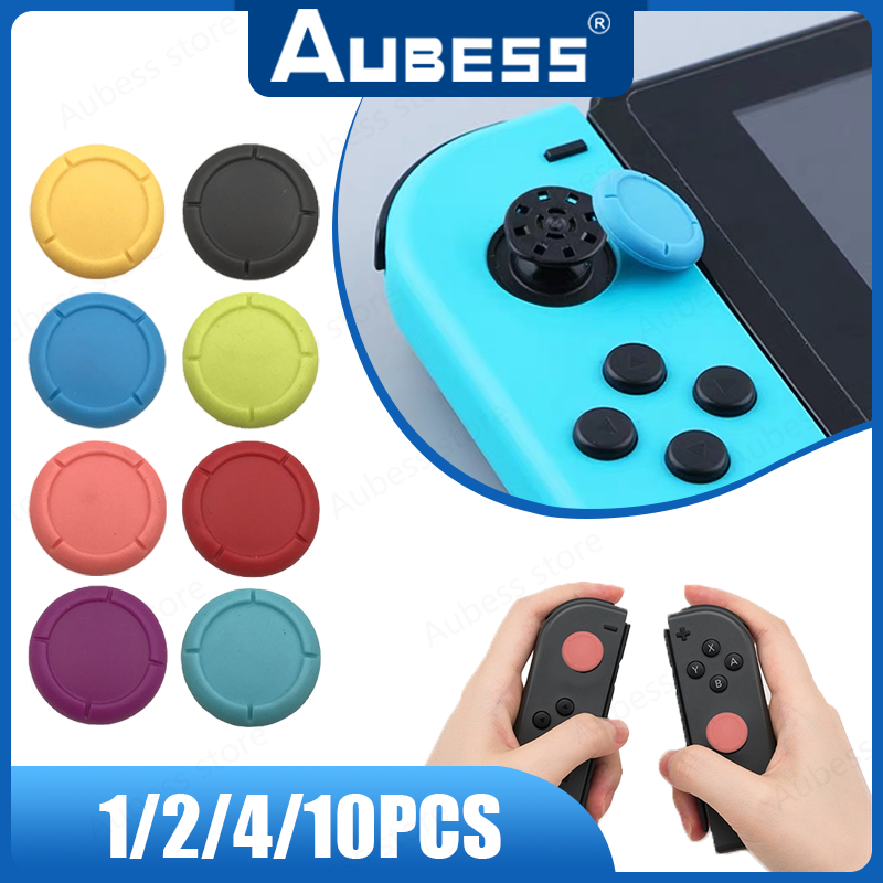 1/2/4/10pc For Nintendo Switch Lite / Oled / Joy-Con Thumb Stick Grip Replacement Protector Cap Cover Colors Games Accessories