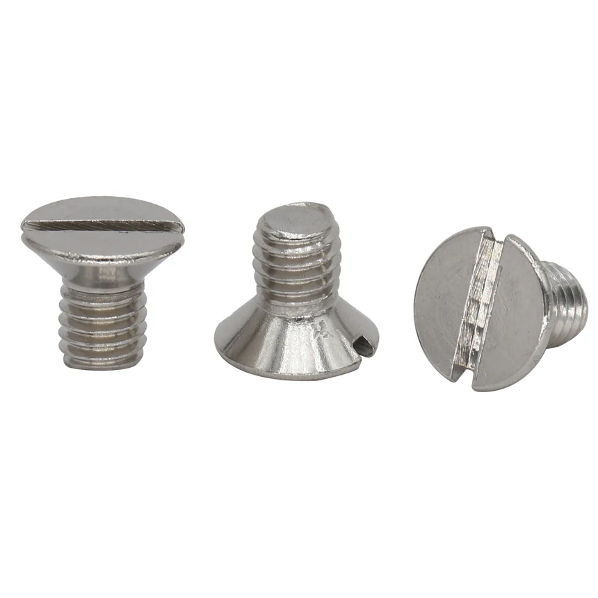 

M2 M2.5 M3 OD 18mm 20mm 22mm 25mm 30mm 40mm Length 304 Stainless Steel Bolt Slotted Minus Flat Countersunk CSK Head Screw