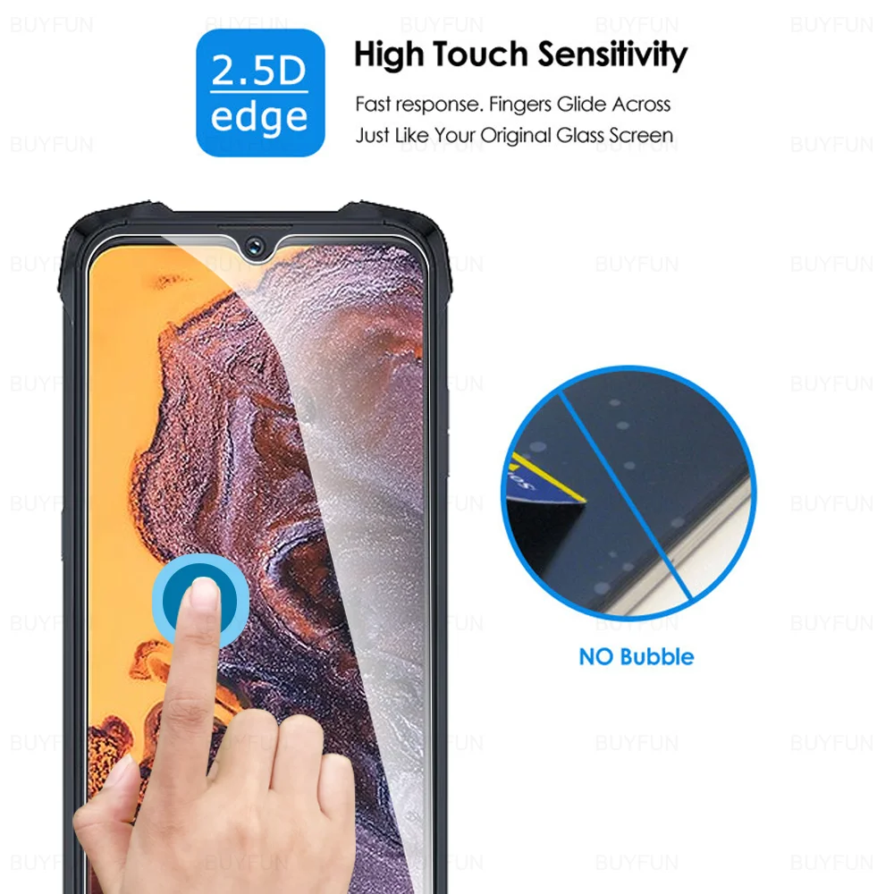 4-Pack Full Cover Tempered Glass Screen Protector, 6.58-inch 2023 Edition