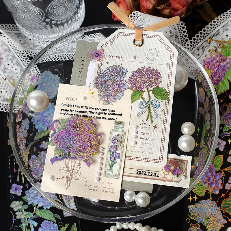 3 Pcs Bronzing Flowers Stickers Aesthetic Diy Scrapbooking Journal Deco Album Deco DIY Diary Stationery cartoon stickers,decorative stickers,self adhesive stickers,custom stickers,stationery stickers,anime stickers,paper stickers,adhesive stickers,decorative labels stickers,animal stickers