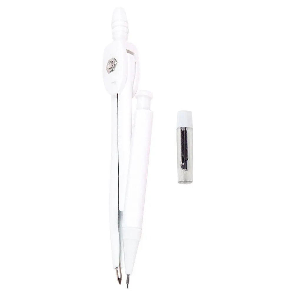 1세트 원형 그리기 컴퍼스 세트 휴대용 금속 기하학 컴퍼스 수학용 목공 제도 정밀 도구