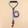 Pet dog leash, gradient color with comfortable padded handle, suitable for small and medium dogs outdoor use