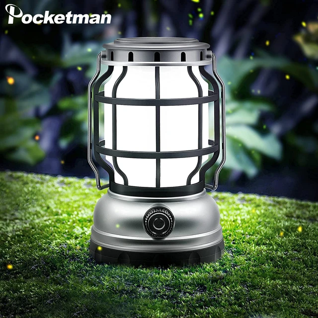 Portable LED Camping Lantern AAA Battery 6 Mode Small Lanterns
